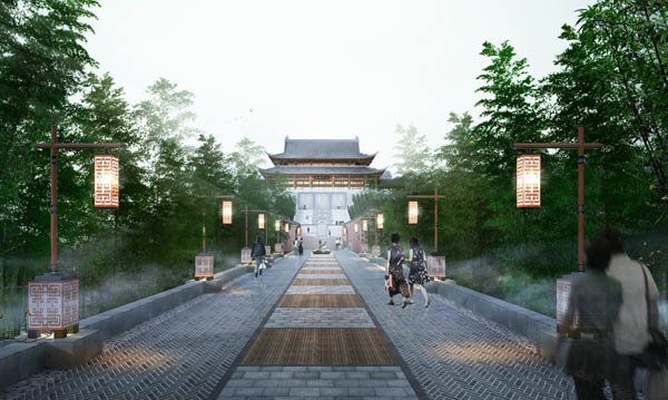 泸州市纳溪区纳贡酒庄景观设计效果图