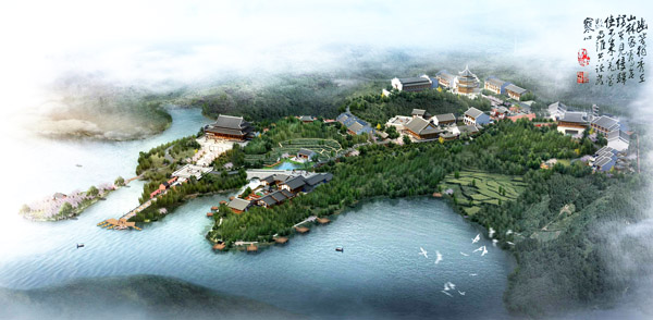 泸州市纳溪区纳贡酒庄景观设计效果图