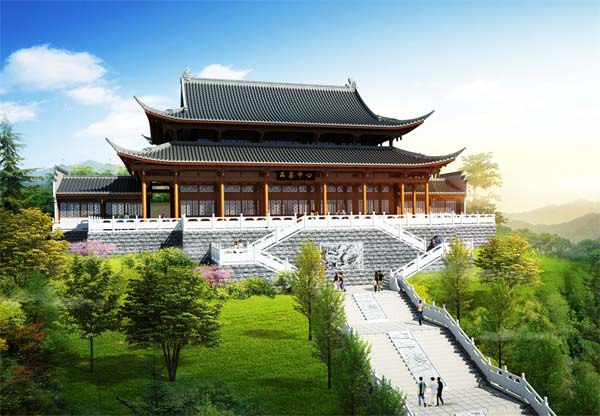 泸州市纳溪区纳贡酒庄景观设计效果图